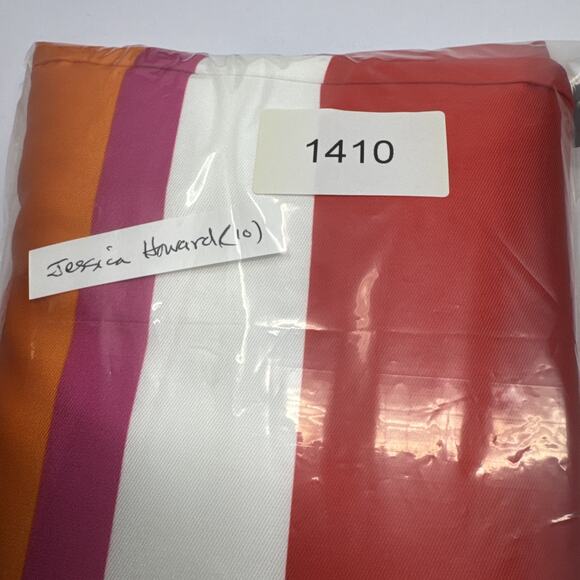 Jessica Howard Sheath Dress 10 Colorful Stripe Cocktails Preppy Career Statement - Picture 11 of 11